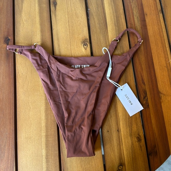 Slate Bikini Bottom - Picture 1 of 5